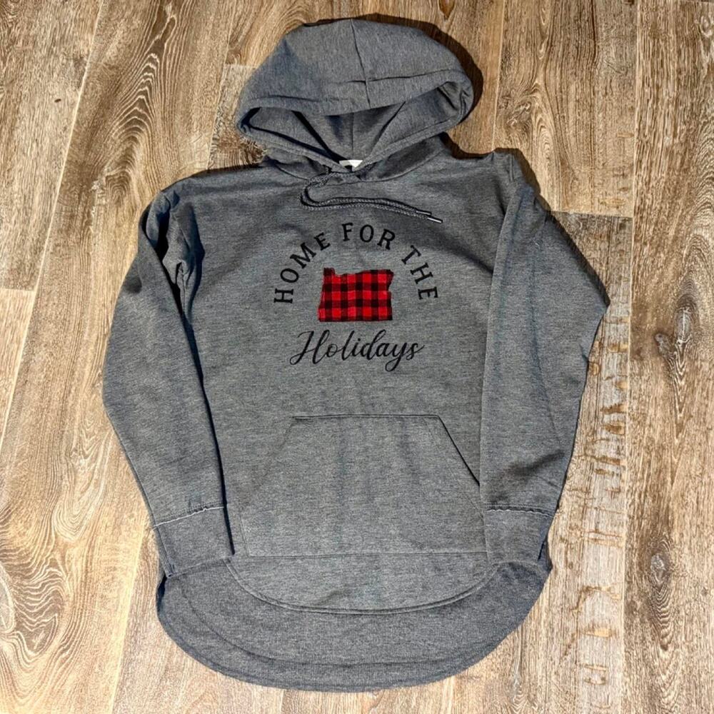 Women’s Gray Maurices “Home for the Holidays” Oregon Hoodie Size XS